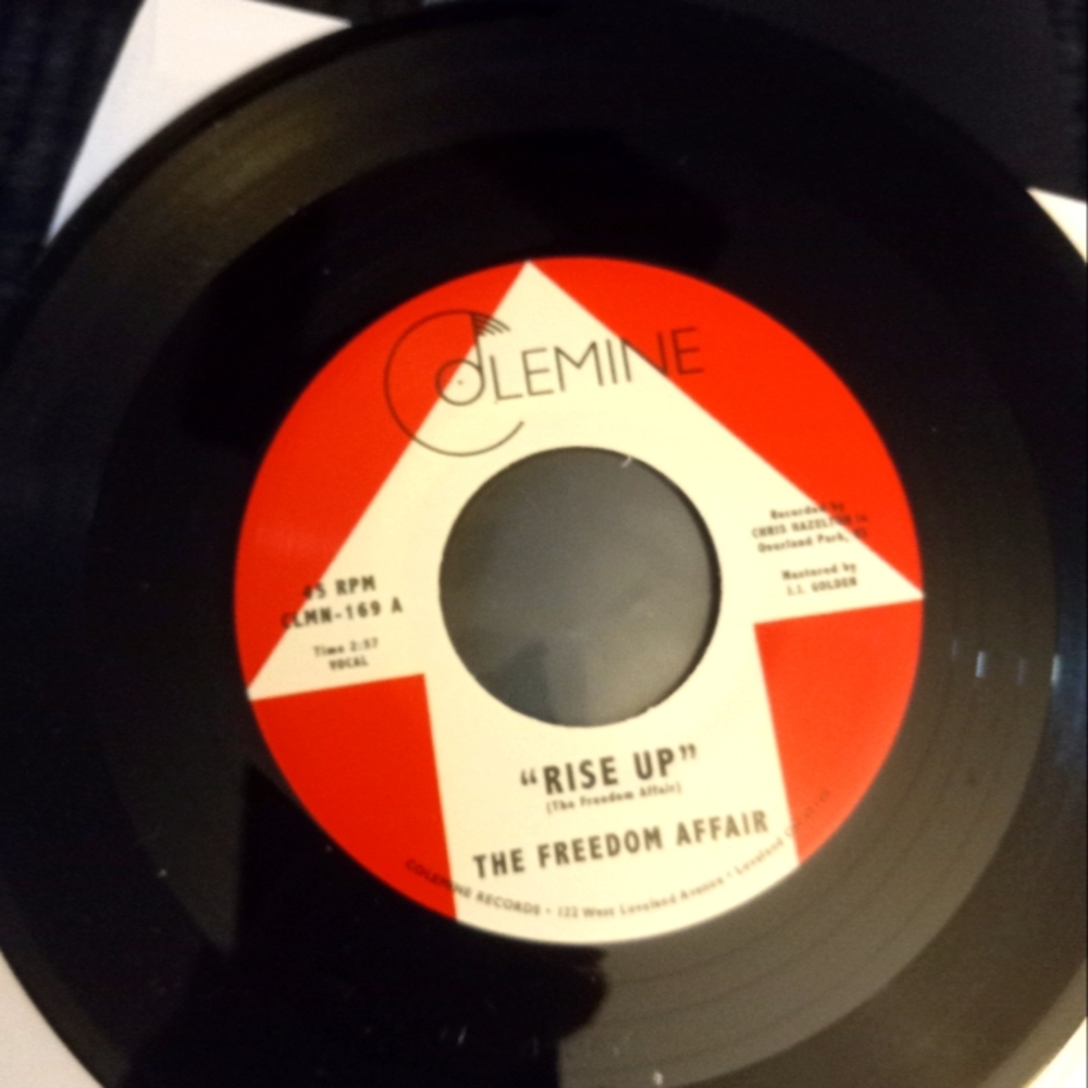 The Freedom Affair 45 rpm record of Kansas City Soul